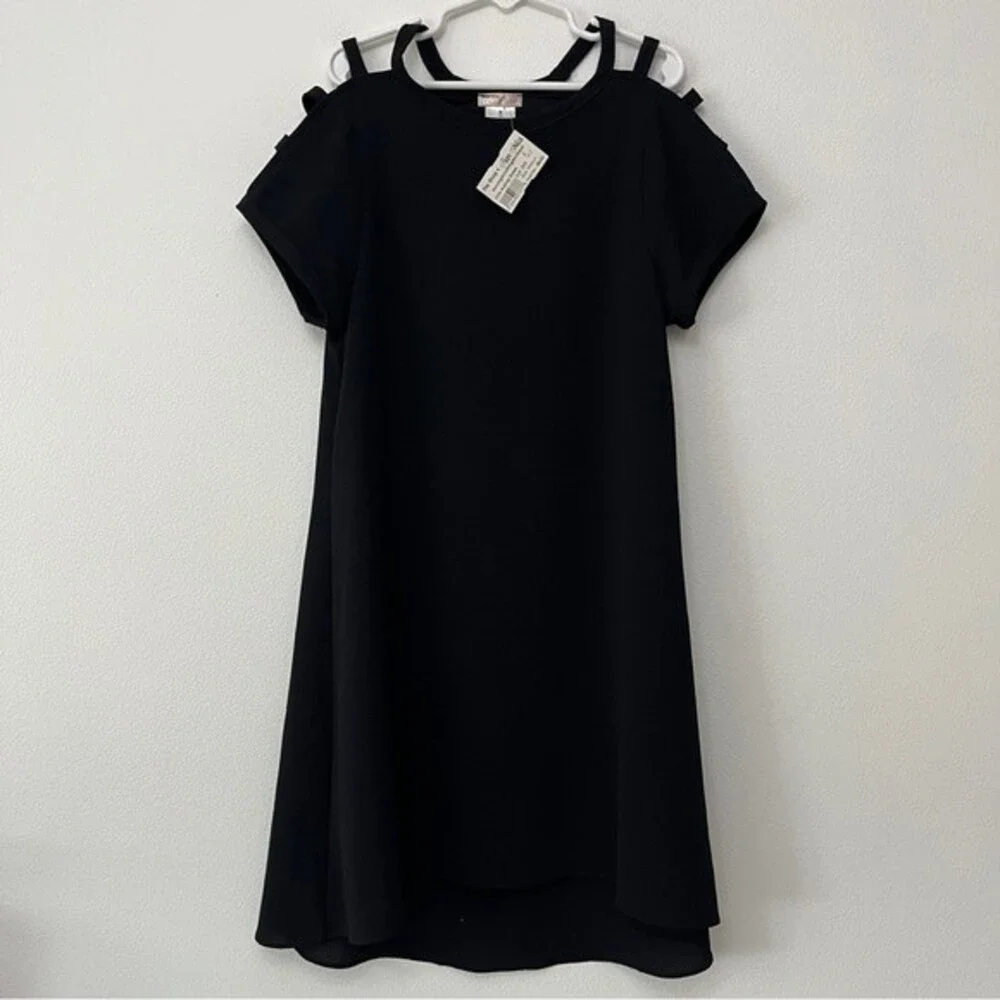 Sally Miller Couture Black Aubrey Girls Dress M